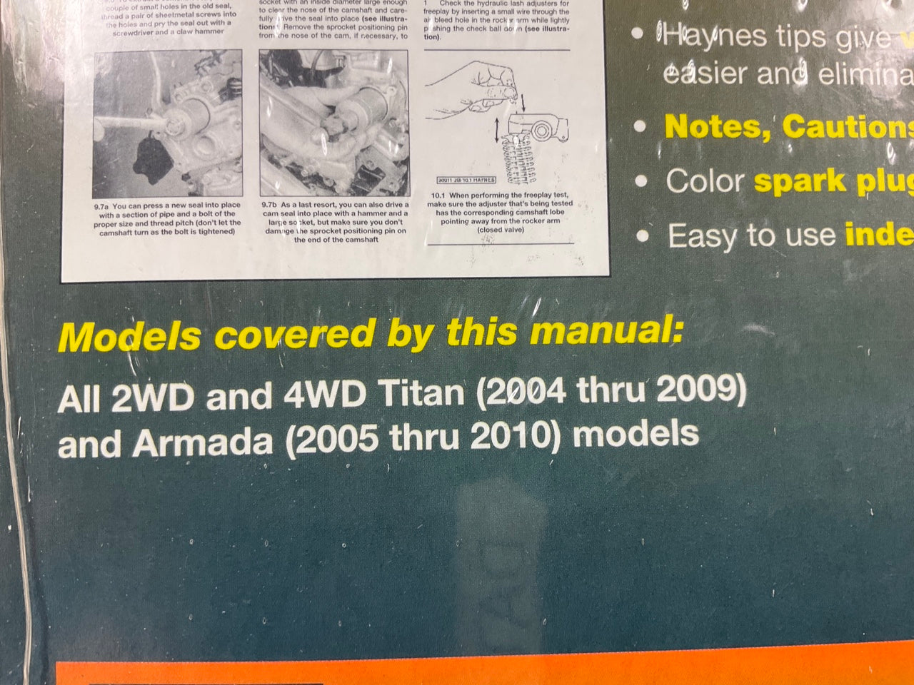 Haynes 72070 Repair Manual For 2004-09 Nissan Titan, 2005-10 Armada - SEALED