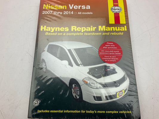 Haynes 72080 Repair Manual For 2007-2019 Nissan Versa - SEALED