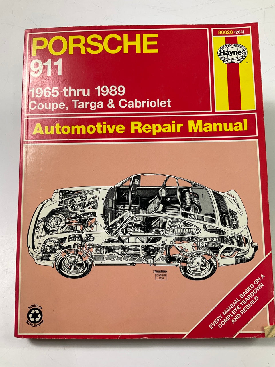 Haynes 80020 Repair Manual For 1965-1989 Porsche 911