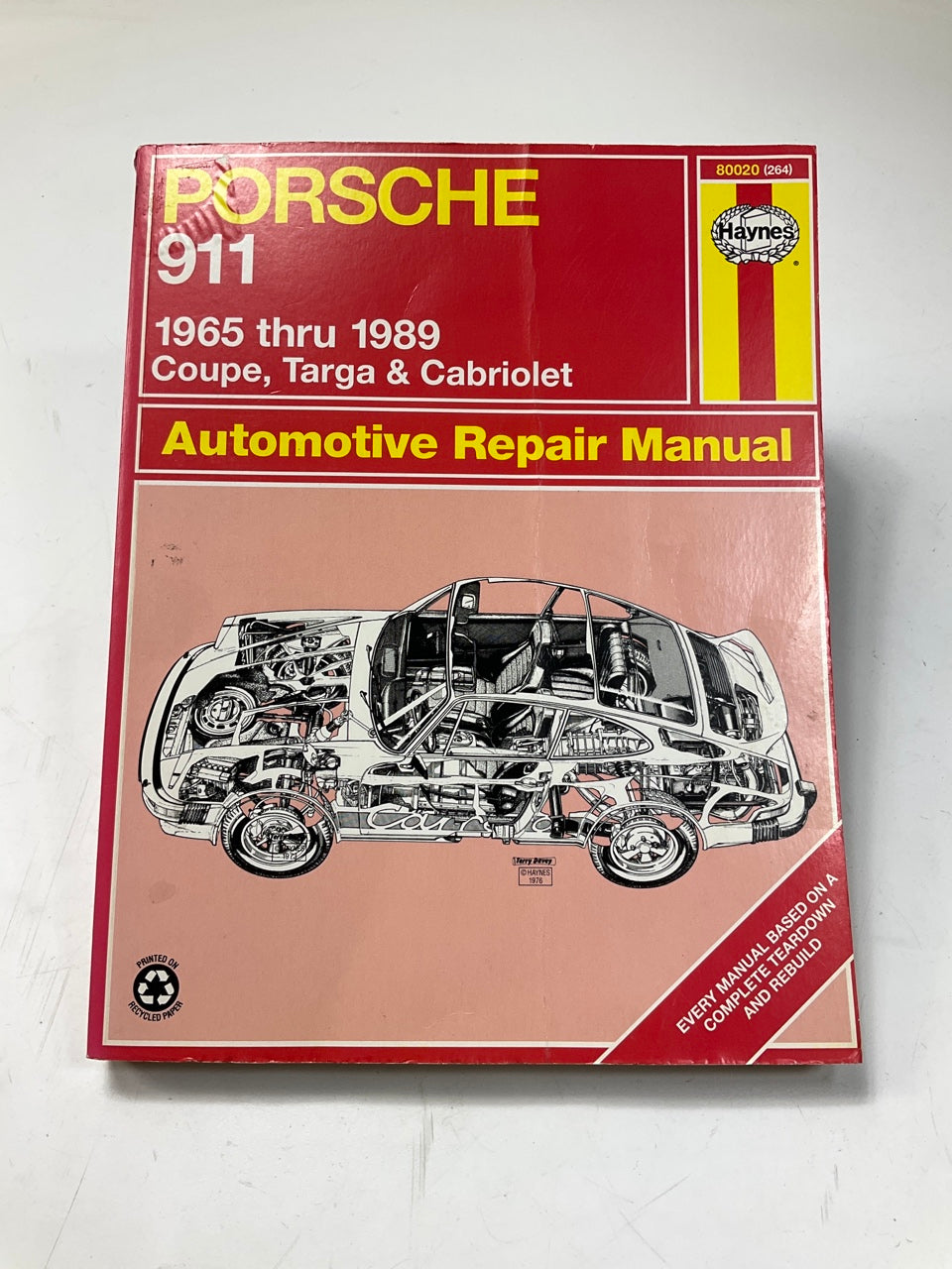 Haynes 80020 Repair Manual For 1965-1989 Porsche 911 - USED #2