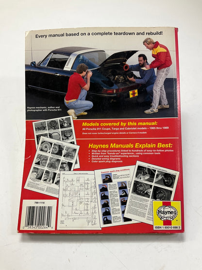 Haynes 80020 Repair Manual For 1965-1989 Porsche 911 - USED #2