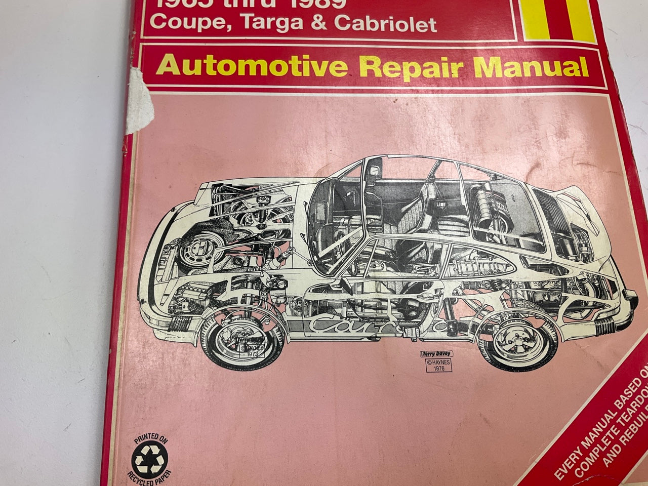 Haynes 80020 Repair Manual For 1965-1989 Porsche 911 - USED