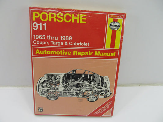 Haynes 80020 Repair Manual For 1965-1989 Porsche 911 - SEALED