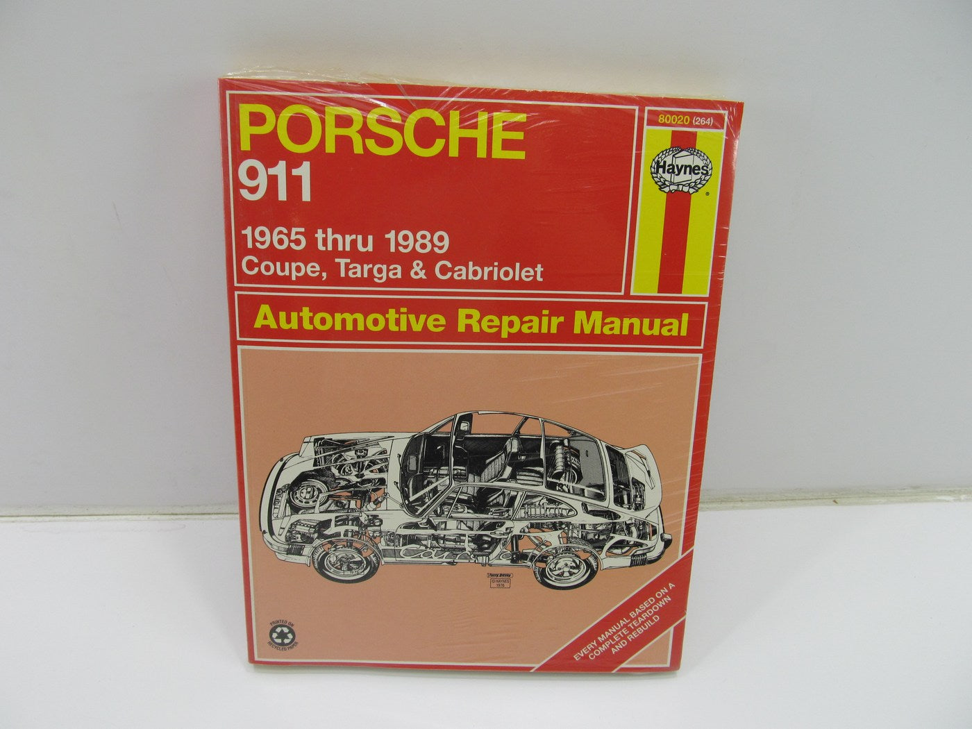 Haynes 80020 Repair Manual For 1965-1989 Porsche 911 - SEALED