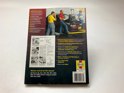 Haynes 87010 Repair Manual For 1991-2002 Saturn S-Series - OPEN