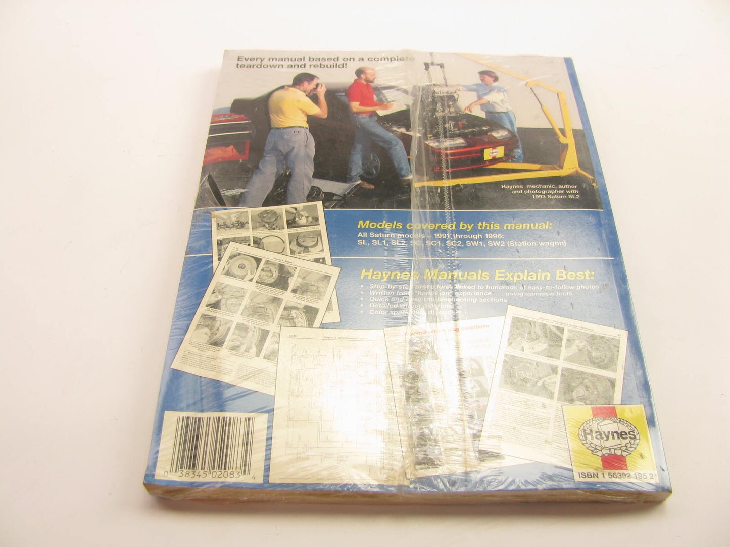 Haynes 87010 Automotive Repair Manual For 1991-1996 Saturn All Models