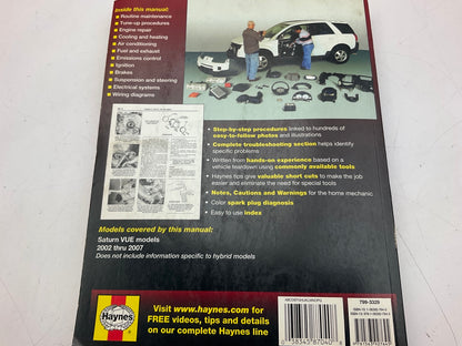OPENED - Haynes 87040 Repair Manual For 2002-2007 Saturn Vue