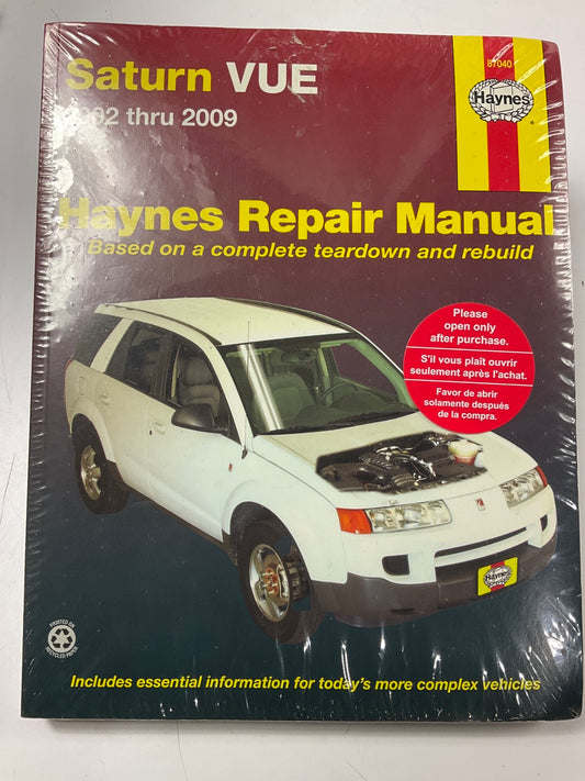 Haynes 87040 Repair Manual For 2002-2009 Saturn Vue