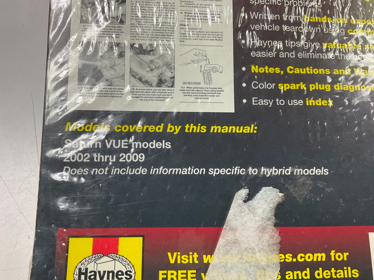 Haynes 87040 Repair Manual For 2002-2009 Saturn Vue