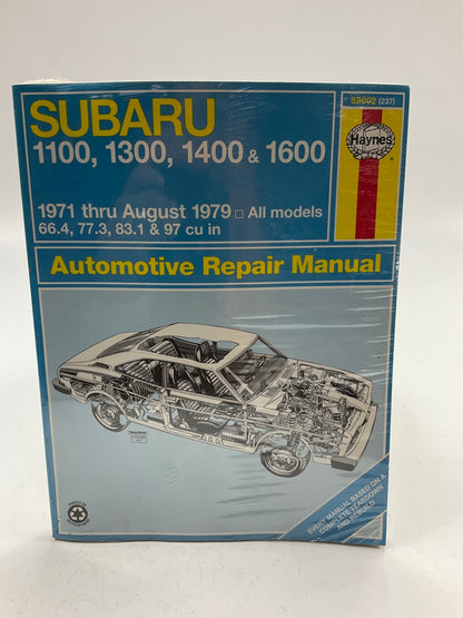 Haynes 89002 Repair Manual For 1971-1979 Subaru 1100 1300 1400 1600 - SEALED