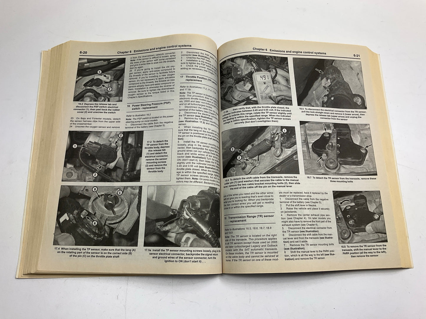 LIGHTLY USED, COMES AS SHOWN - Haynes 89101 Repair Manual For 00-08 Forester