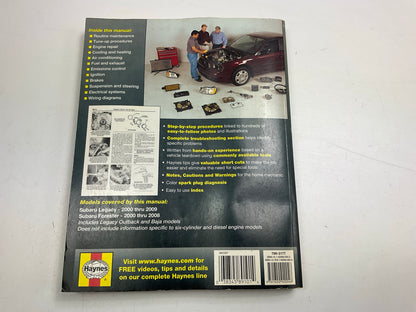 LIGHTLY USED, COMES AS SHOWN - Haynes 89101 Repair Manual For 00-08 Forester