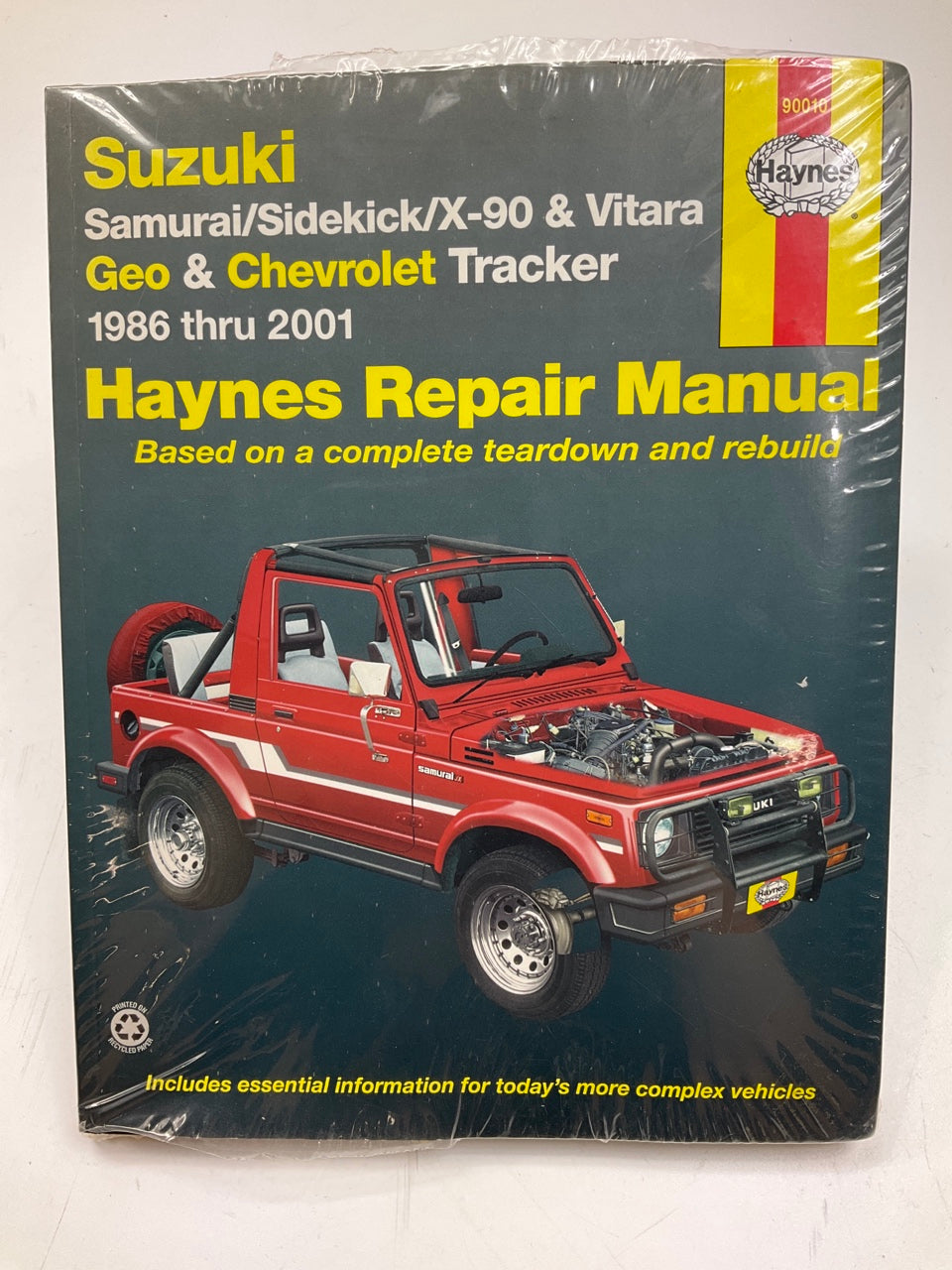 Haynes 90010 Repair Manual For 86-01 Suzuki Samurai & Sidekick, Geo, Tracker