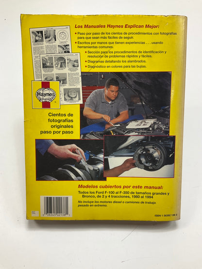 ABIERTO - Haynes 99075 Manual De Reparacion Para Camionetas Ford & Bronco 80-94