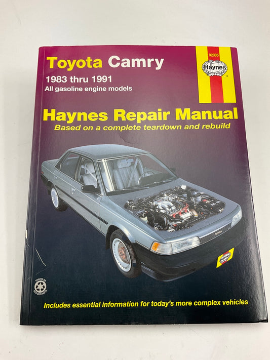 Haynes 92005 Repair Manual For 1983-1991 Toyota Camry