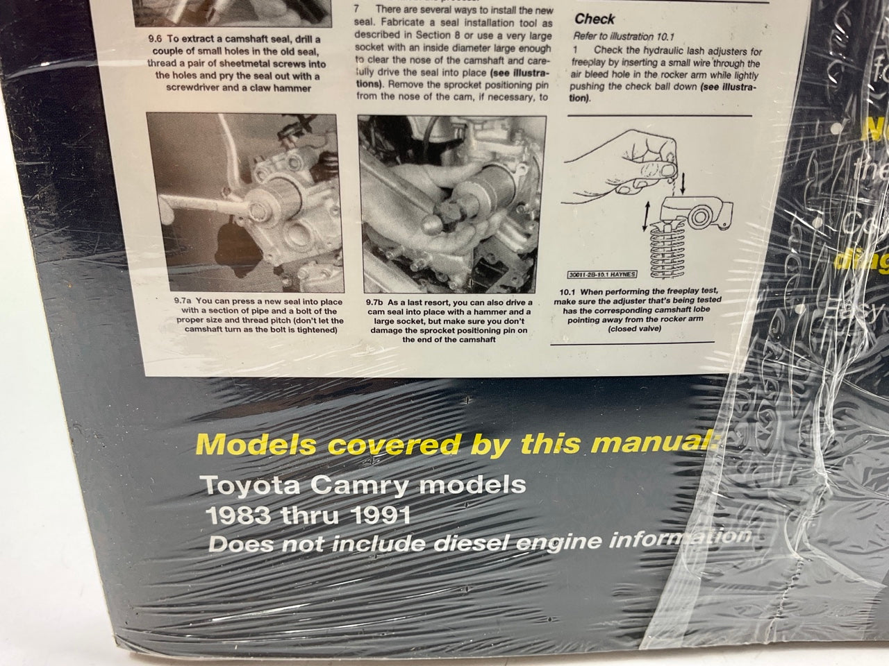 Haynes 92005 Repair Manual For 1983-1991 Toyota Camry - SEALED