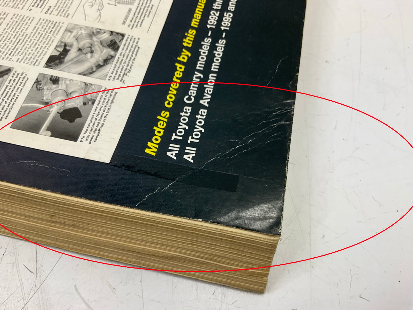DAMAGED - Haynes 92006 Repair Manual For 1992-1996 Toyota Camry
