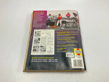DAMAGED - Haynes 92006 Repair Manual For 1992-1996 Toyota Camry