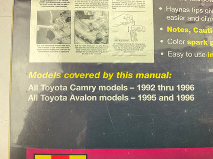 SEALED - Haynes 92006 Repair Manual For 1992-1996 Toyota Camry