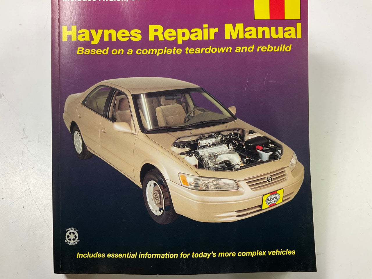 OPENED Haynes 92007 Repair Manual For 1997-01 Toyota Camry, Avalon, Lexus ES300