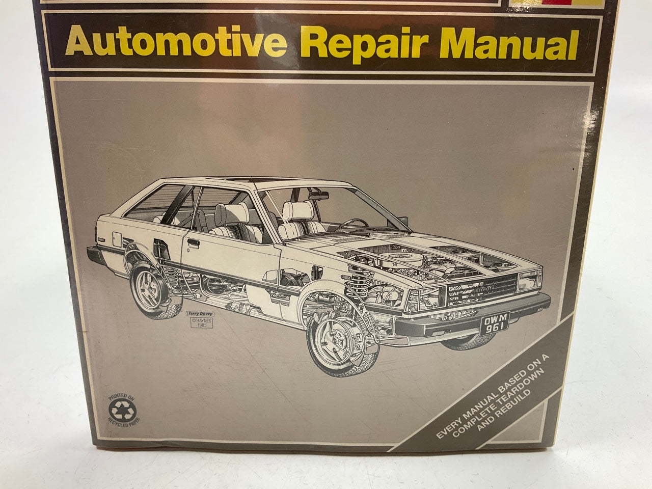 Haynes 92032 Repair Manual For 1980-1987 Toyota Corolla - SEALED