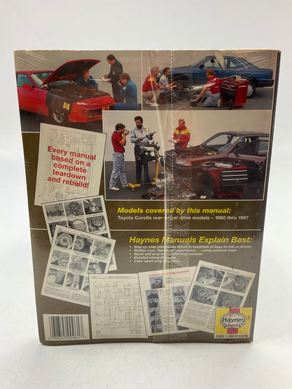 Haynes 92032 Repair Manual For 1980-1987 Toyota Corolla - SEALED