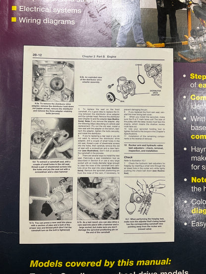 Haynes 92032 Repair Manual For 1980-1987 Toyota Corolla - USED