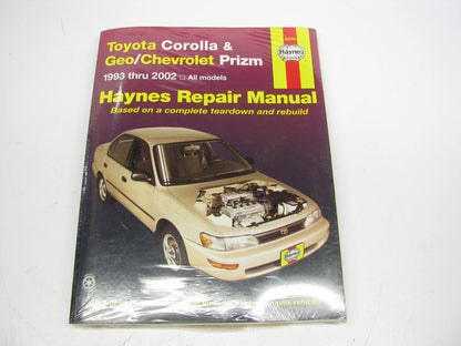 SEALED Haynes 92036 Repair Manual 1993-2002 Geo Prizm 1993-2002 Toyota Corolla