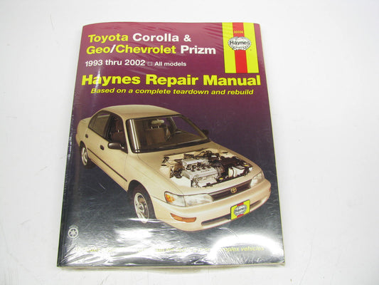 SEALED Haynes 92036 Repair Manual 1993-2002 Geo Prizm 1993-2002 Toyota Corolla