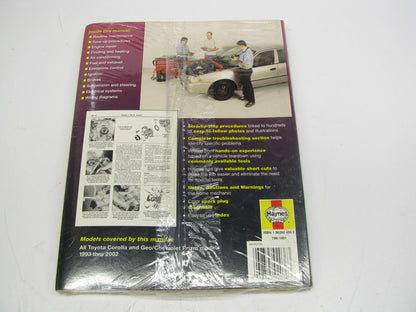 SEALED Haynes 92036 Repair Manual 1993-2002 Geo Prizm 1993-2002 Toyota Corolla