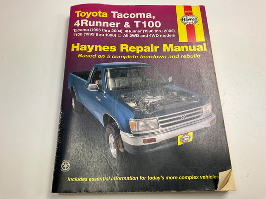 Haynes 92076 Repair Manual For 95-04 Tacoma, 96-02 4Runner, 93-98 T100 - USED