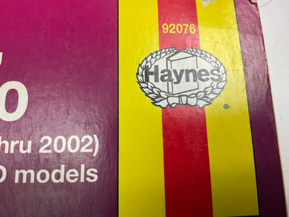 Haynes 92076 Repair Manual For 95-04 Tacoma, 96-02 4Runner, 93-98 T100 - USED