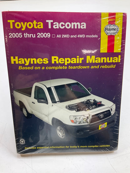 SEALED - Haynes 92077 Repair Manual For 2005-2009 Toyota Tacoma 2WD & 4WD Models