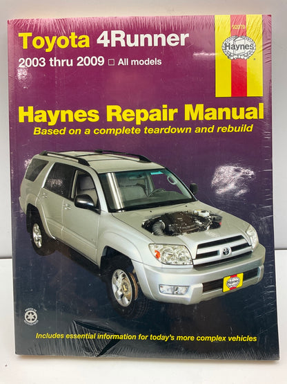 SEALED - Haynes 92079 Repair Manual For 2003-2009 Toyota 4Runner