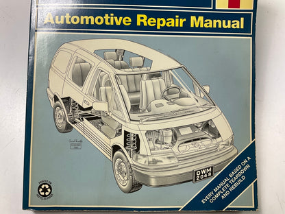 OPENED - Haynes 92080 Repair Manual For 1991-1995 Toyota Previa