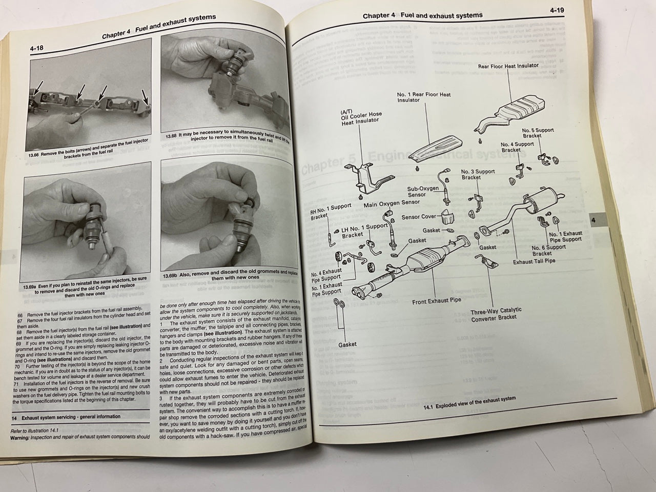 OPENED - Haynes 92080 Repair Manual For 1991-1995 Toyota Previa