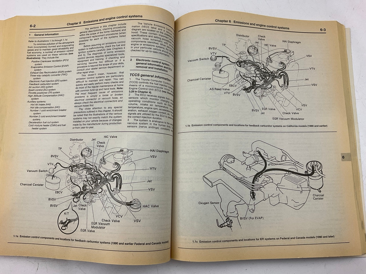 OPENED - Haynes 92085 Repair Manual For 1987-1994 Toyota Tercel