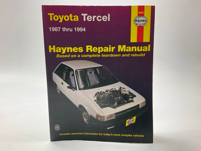 Haynes 92085 Repair Manual For 1987-1994 Toyota Tercel - USED