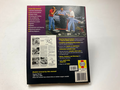Haynes 92085 Repair Manual For 1987-1994 Toyota Tercel - USED