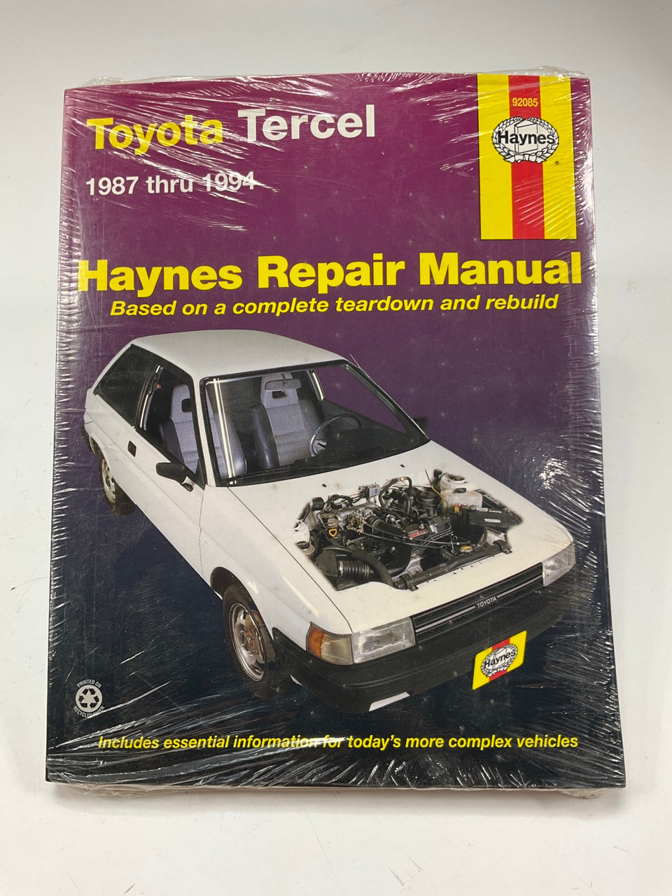 Haynes 92085 Repair Manual For 1987-1994 Toyota Tercel - SEALED