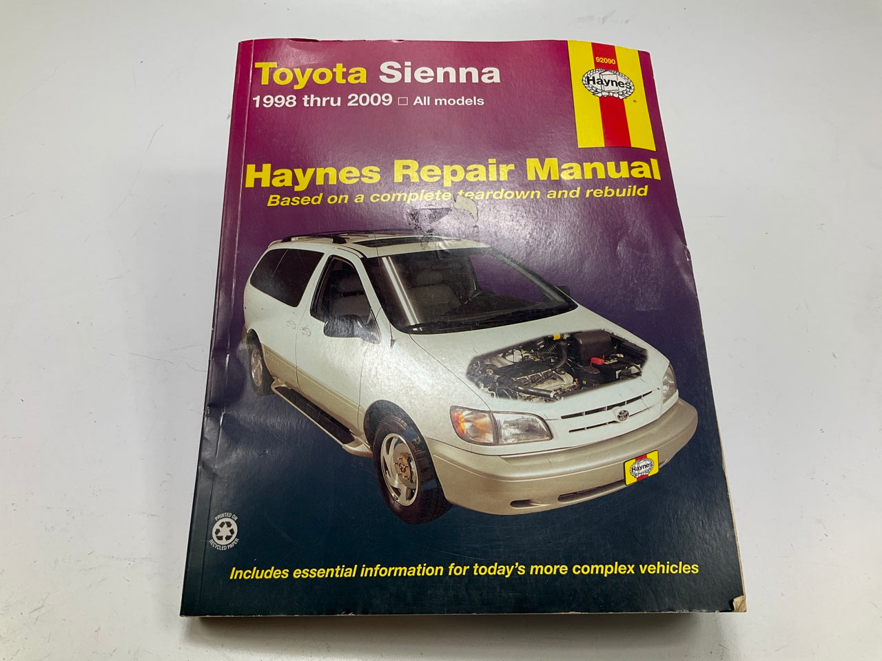 USED - Haynes 92090 Repair Manual For 1998-2010 Toyota Sienna