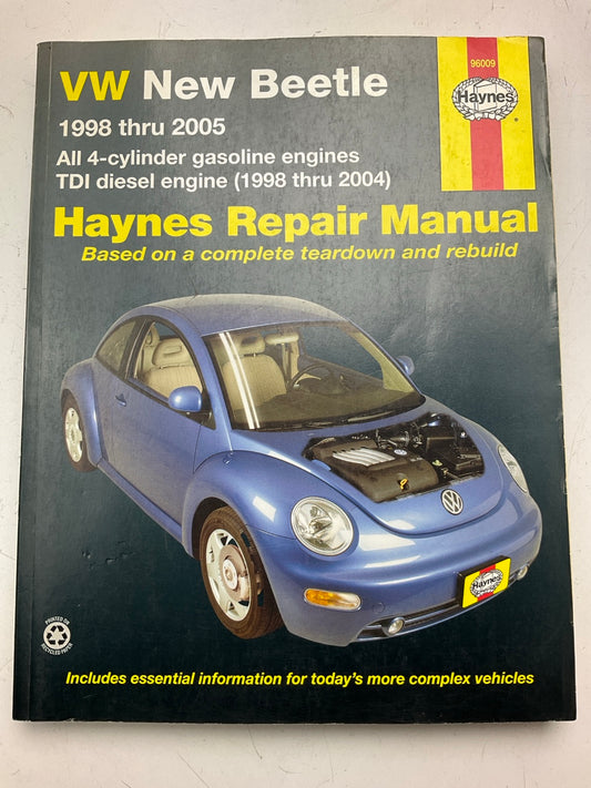 Haynes 96009 Repair Manual For 1998-2005 Volkswagen Beetle - OPEN