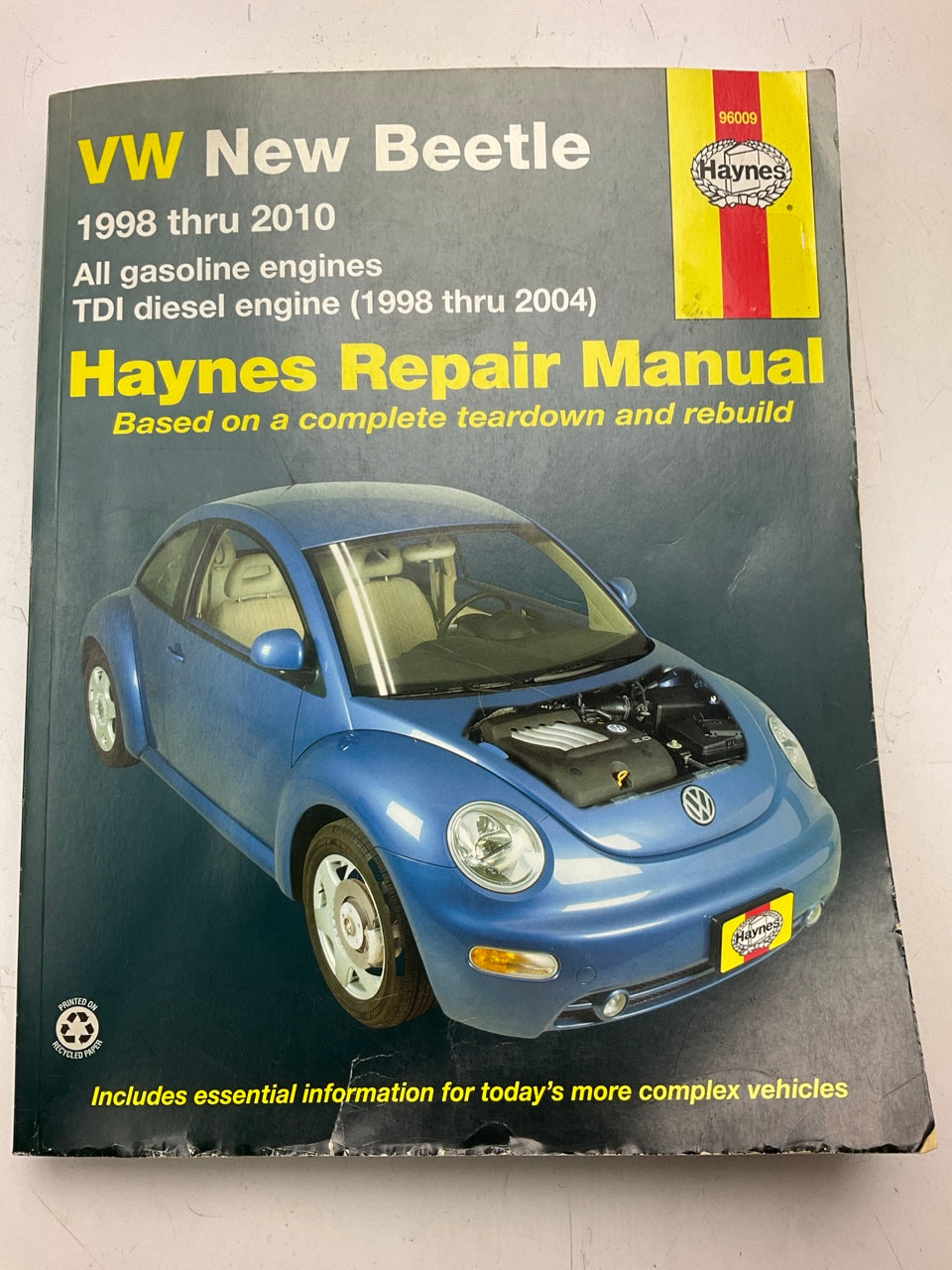 Haynes 96009 Repair Manual For 1998-2010 Volkswagen Beetle - USED