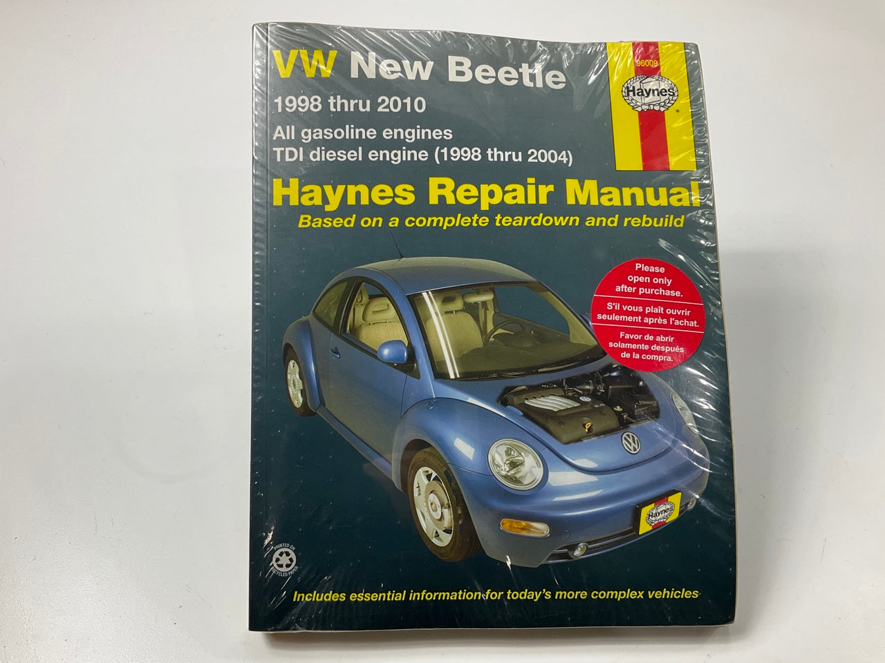 Haynes 96009 Repair Manual For 1998-2010 Volkswagen Beetle - SEALED