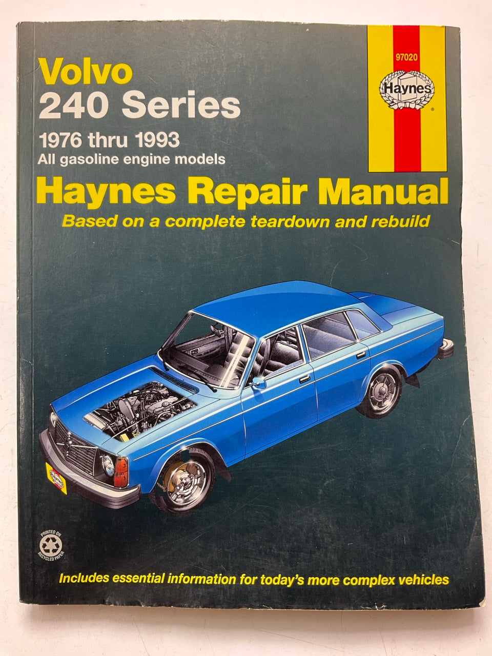 USED - Haynes 97020 Repair Manual For 1976-1993 Volvo 240 Series