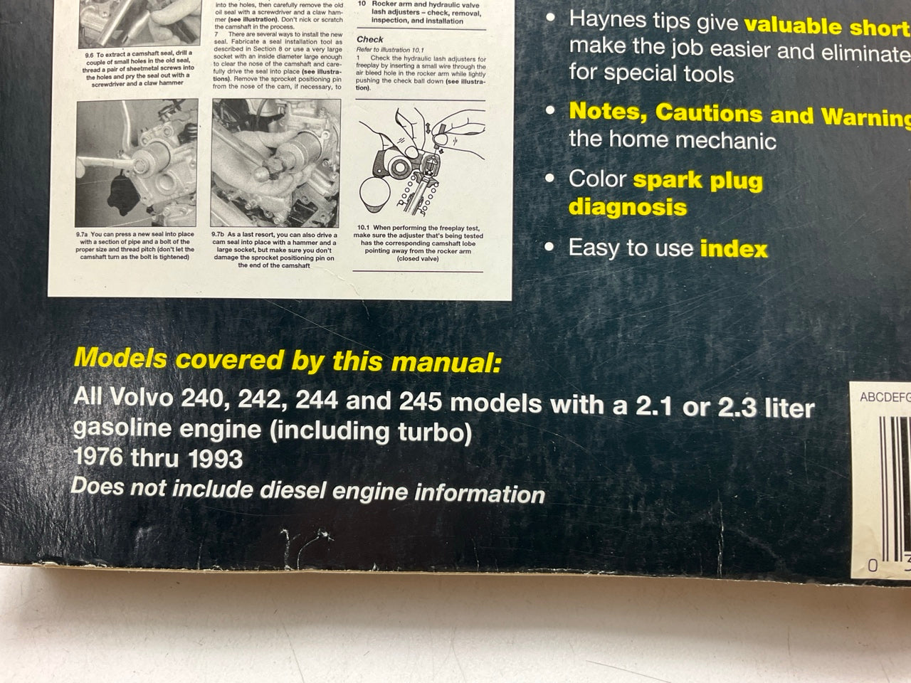 USED - Haynes 97020 Repair Manual For 1976-1993 Volvo 240 Series