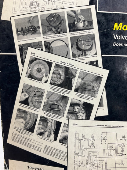 DAMAGED - Haynes 97040 Repair Manual For 1982-1988 Volvo 740 & 760