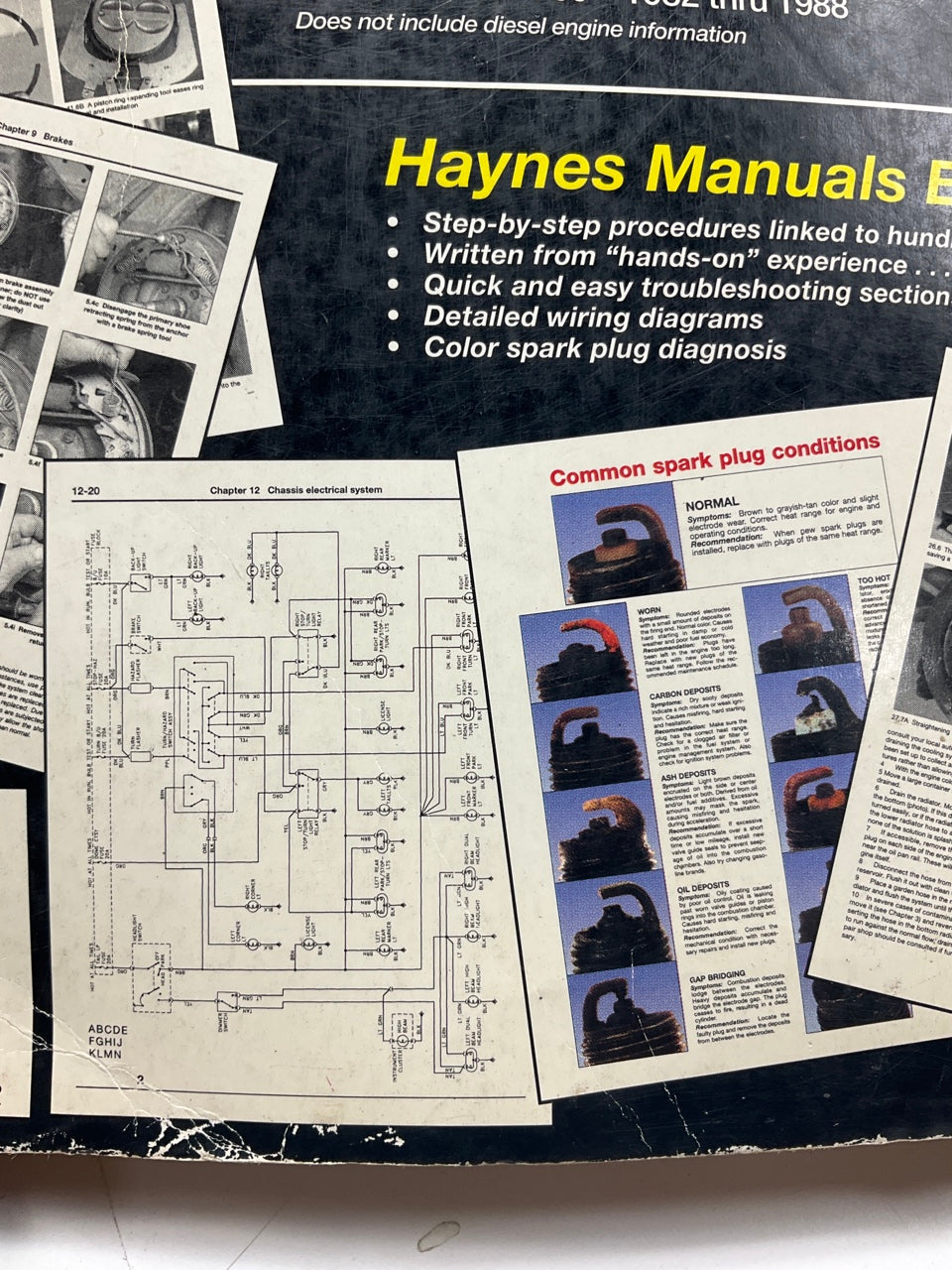DAMAGED - Haynes 97040 Repair Manual For 1982-1988 Volvo 740 & 760
