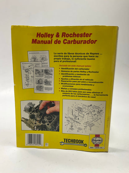 Haynes 98904 Manual De Carburador Modelos For Holley & Rochester - ABIERTO