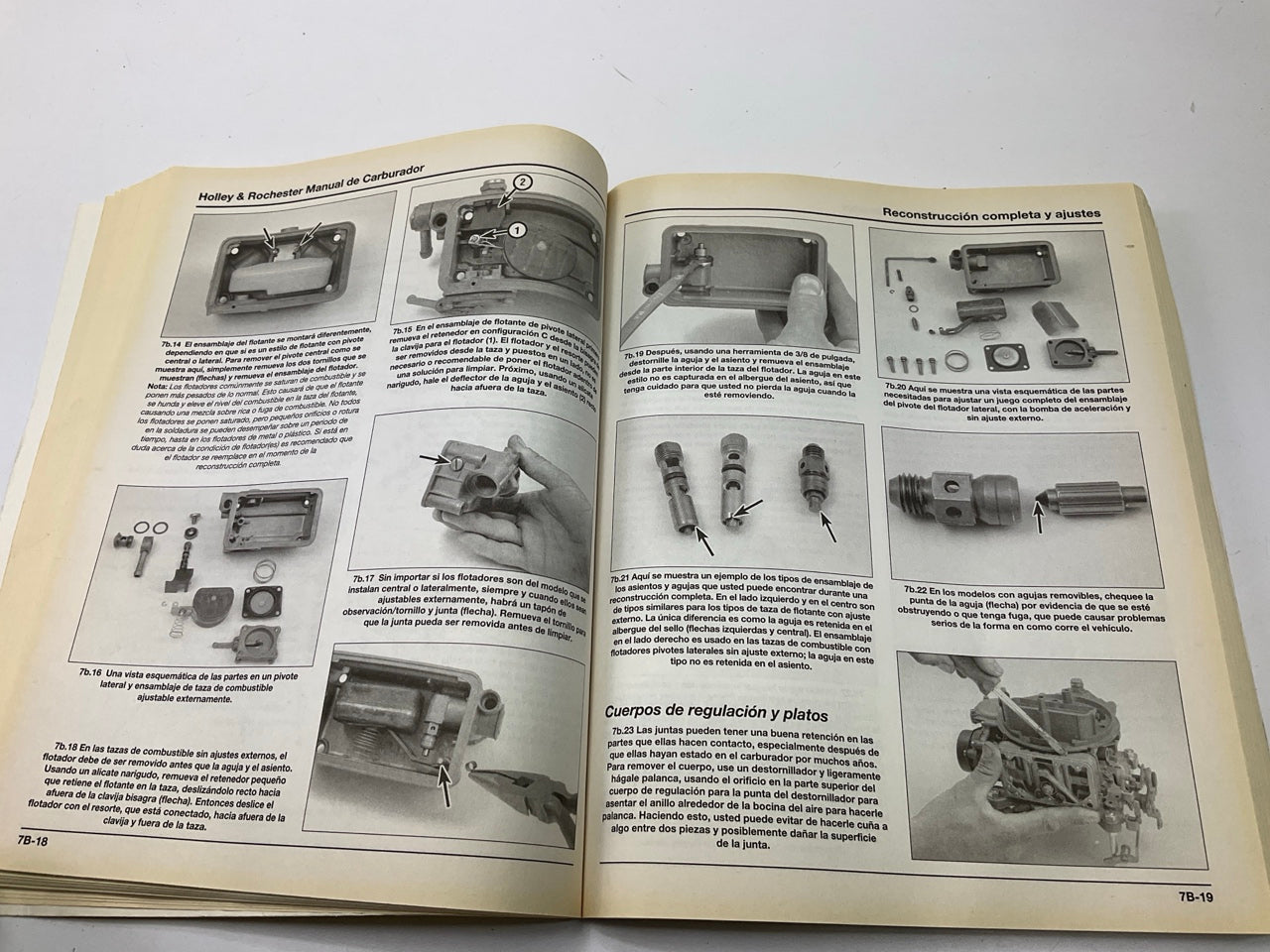 Haynes 98904 Manual De Carburador Modelos Holley & Rochester - ABIERTO